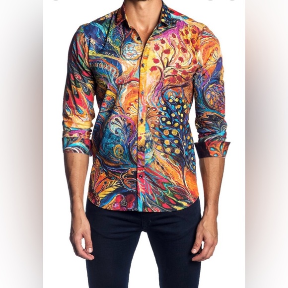 Jared Lang Multicolor Artistic Shirt